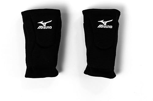 Miniatura 2 de Mizuno Rodillera T10 Plus, rodillera de voleibol para adultos, negro, mangas de brazo de talla única, negro, OSFM