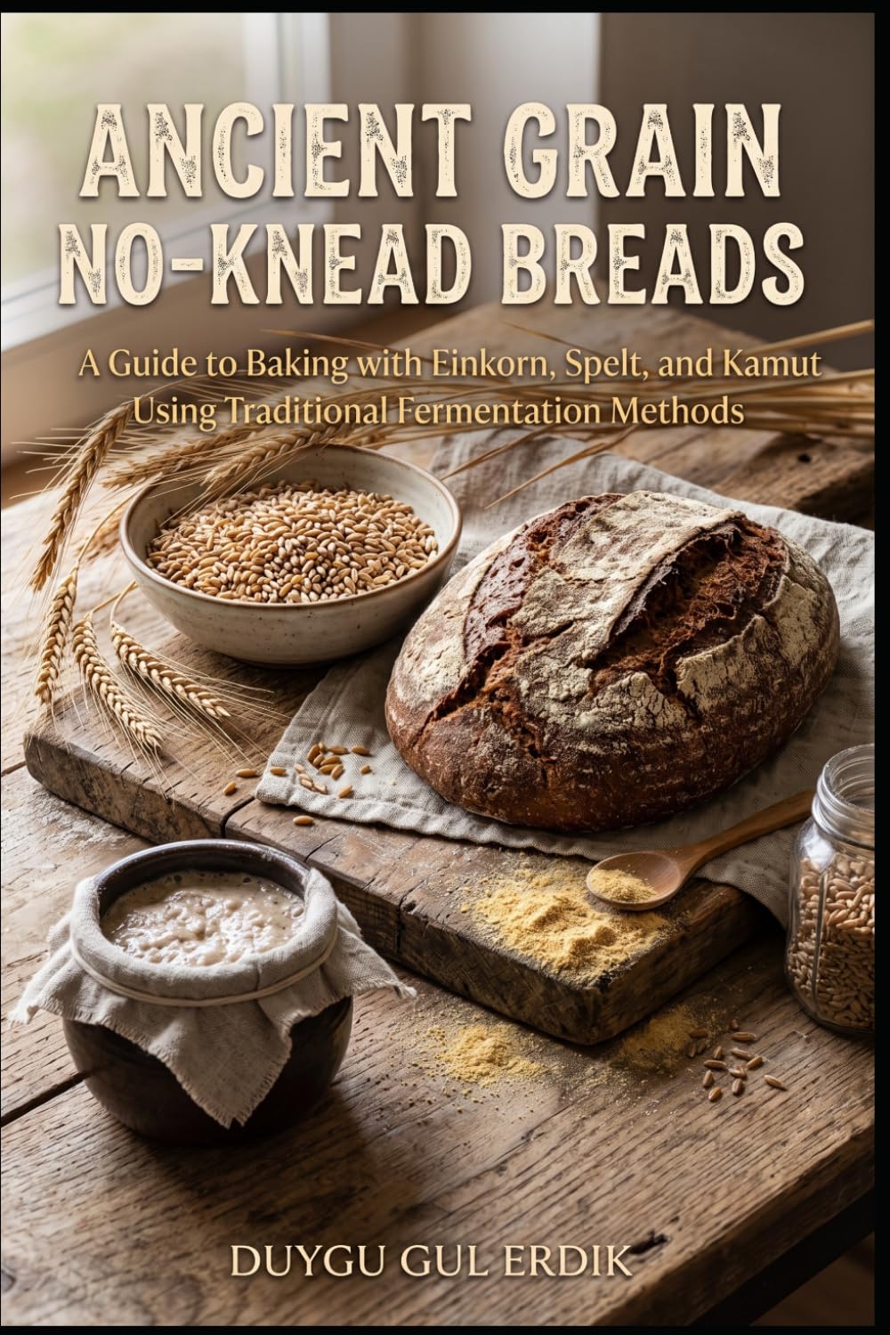 ANCIENT GRAIN NO-KNEAD BREADS: A Guide to Baking with Einkorn, Spelt, and Kamut Using Traditional Fermentation Methods (THE TRADITIONAL FERMENTATION AND PIZZA CRAFT SERIES)
