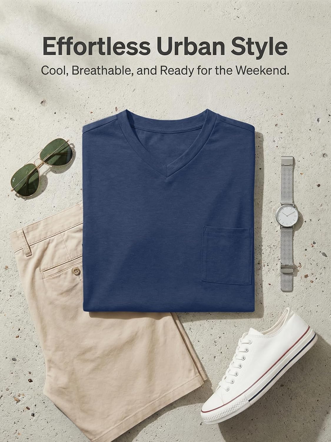Mens T Shirts Short Sleeve 2026 V Neck Basic Casual Pocket Tee Shirts image 3