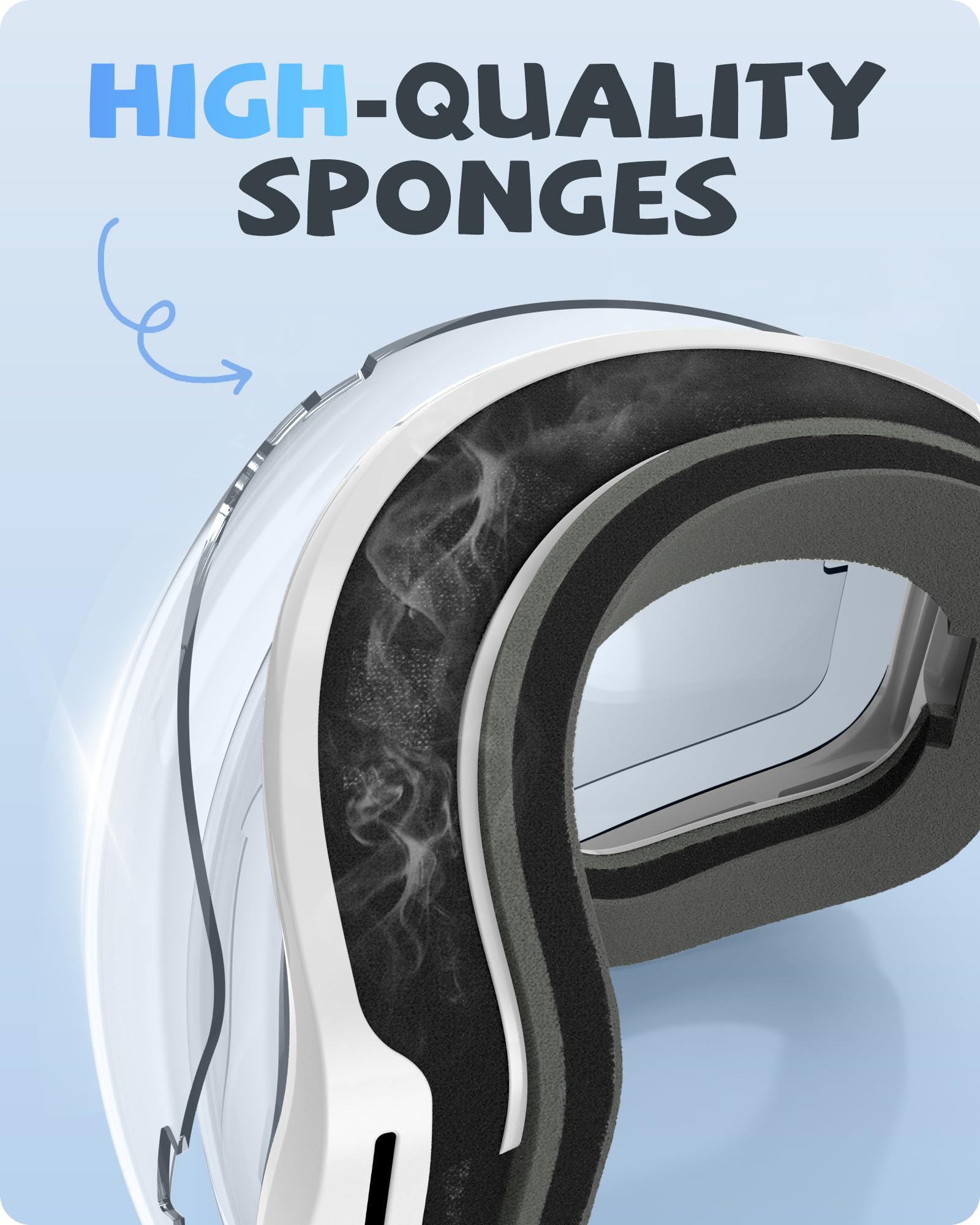 RIOROO Maschera da Sci Bambino 3~14 Anni Occhiali da Sci Maschera Sci Bambino Occhiali Sci 100% Anti UV Anti Nebbia anti-vento antipolvere, OTG per Ragazzo Ragazza Sci Snowboard Sport Invernali