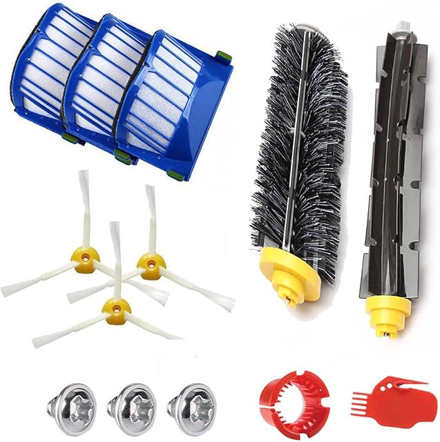 Anewise Replacement Kit for iRobot Roomba 585 595 600 610 620 650 Series Vacuum Cleaner Accessories Parts Kit