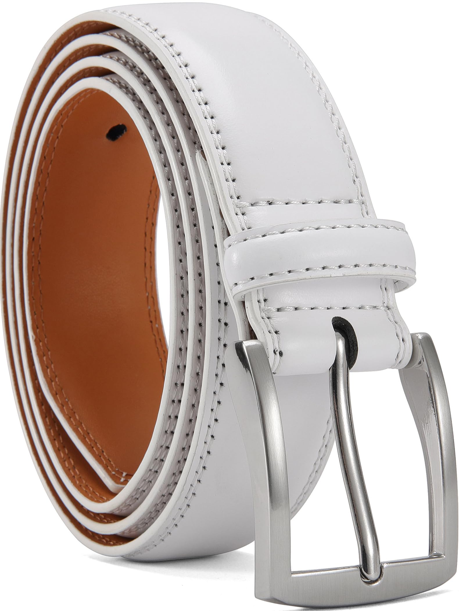 YOORAN Gürtel Herren,Ledergürtel Herren, 33 mm breit, Geeignet Für Herrenjeans und Anzüge，Länge kürzbar