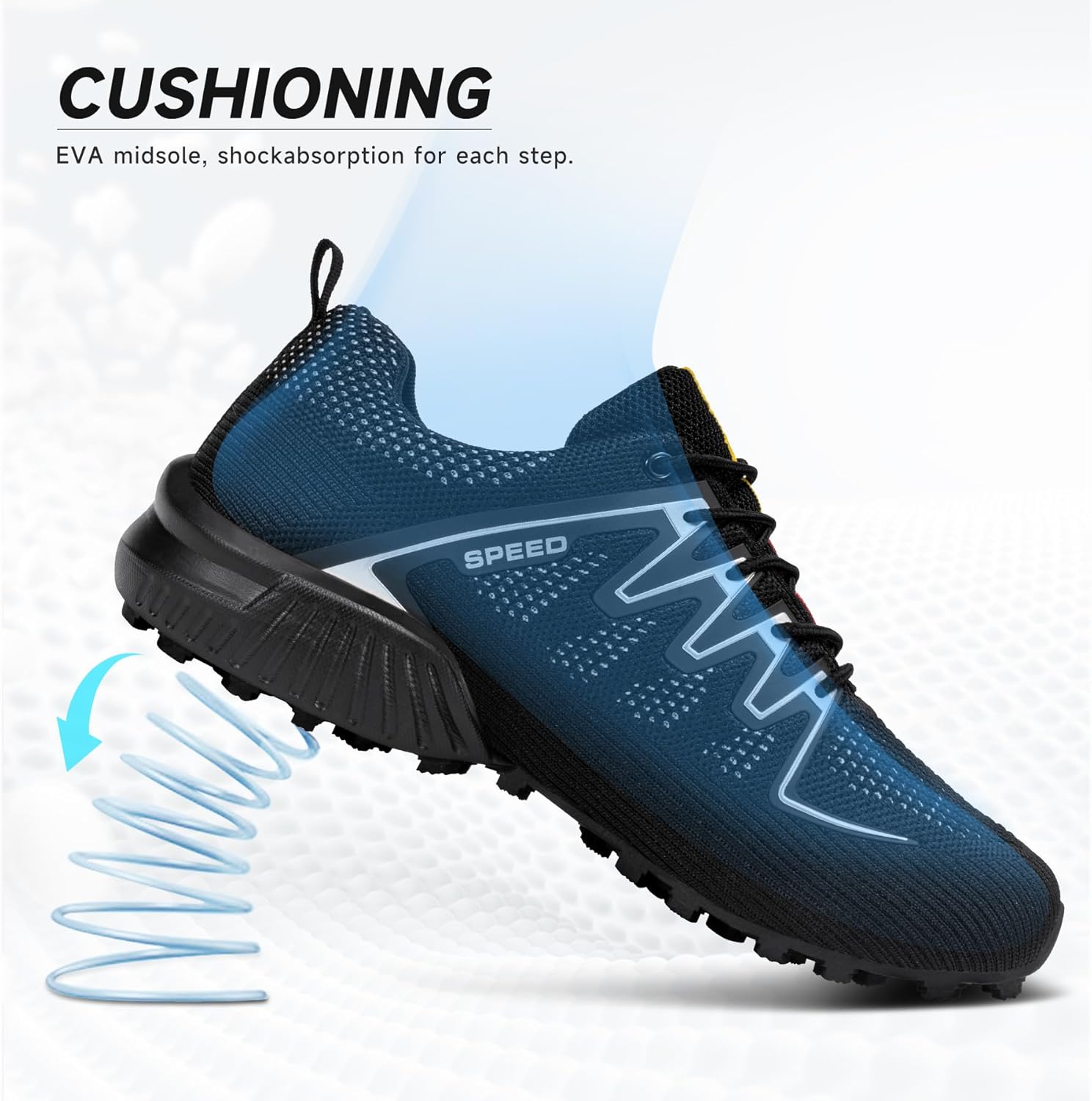 Men's Trail Running Shoes Non-Slip Lightweight Walking Hiking Shoes Men Fashion Bre... - Image 4