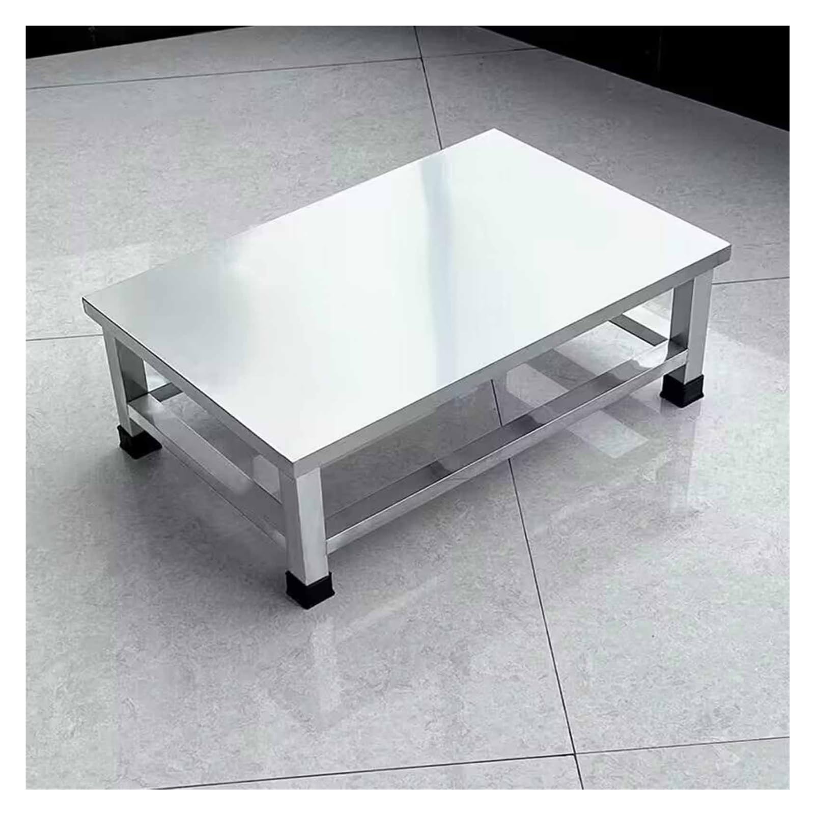 inless Steel 20 cm ciężkie futrzane podnóżki do pralki, lodówki, suszarki, 250 kg pojemności Sto podkładki na półki (45 x 45 x 20 cm) – podnieś i zwiększ swoją przestrzeń