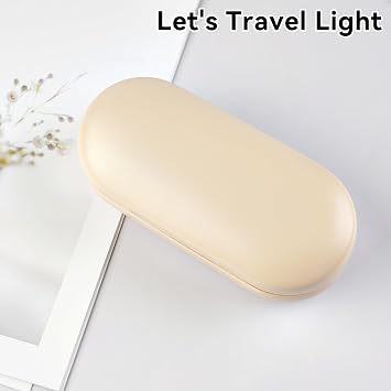 Eyeglass Case Double Sided Travel Size Cute Portable Contact Lens Box 2 in 1 Multifunction With Tool for Daily Outdoor Office