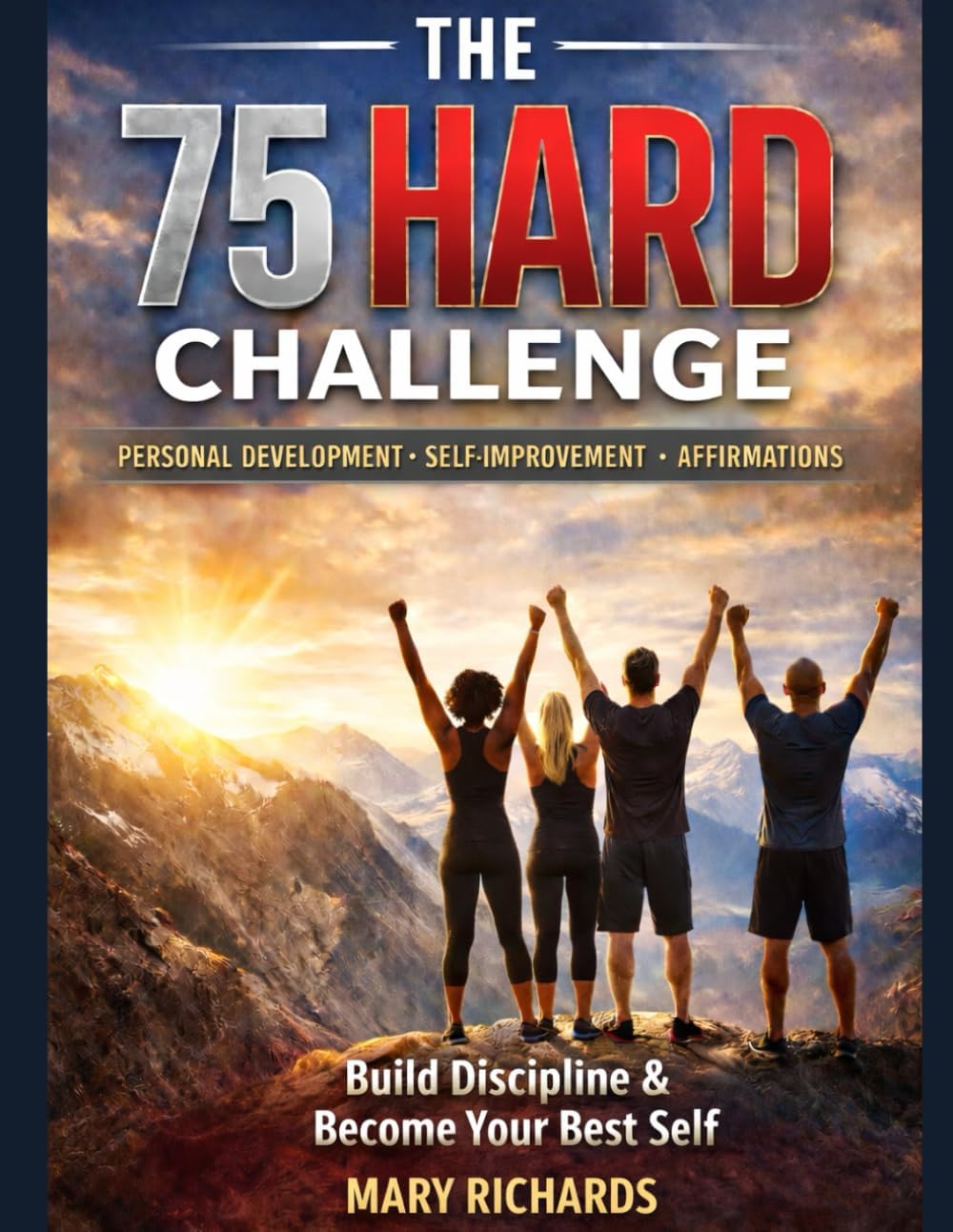 The 75 Hard Challenge: Includes Personal Development, Self-Improvement, and Affirmations Reading