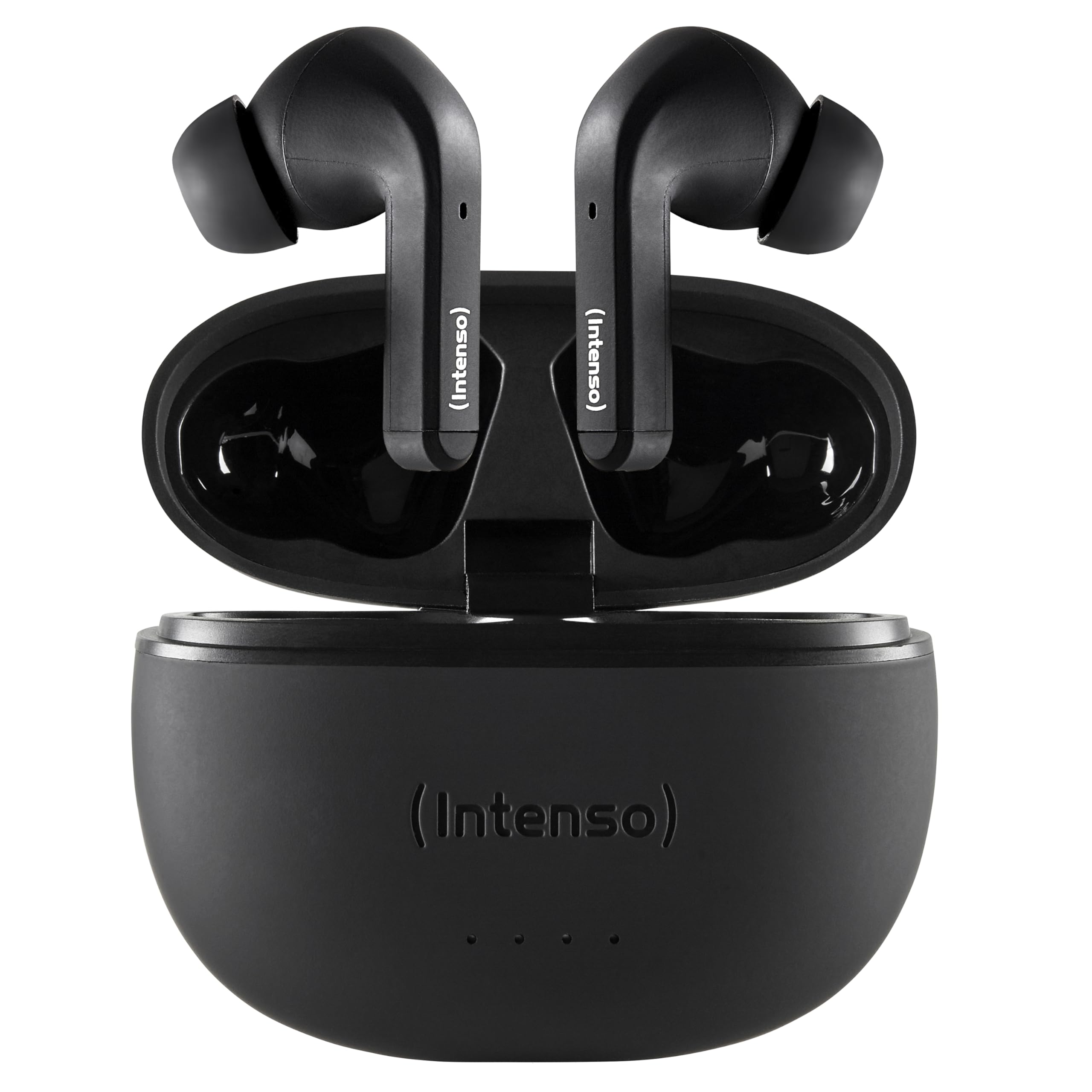 Intenso Black Buds TWS True Wireless Headphones T300A with Active Noise Cancelling and up to 35 Hours of Music Playback Small