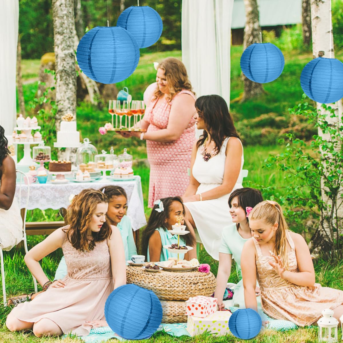 16 Lanterne Di Carta Colorate - Per Matrimoni, Compleanni, Decorazioni Interno/Esterno - Foto 13