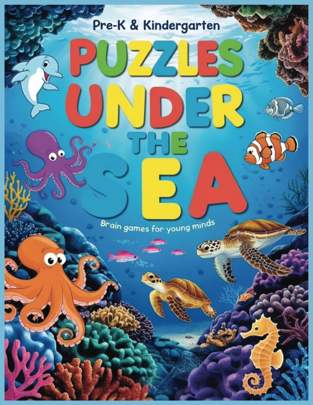 Puzzles Under the Sea: Brain games for young minds