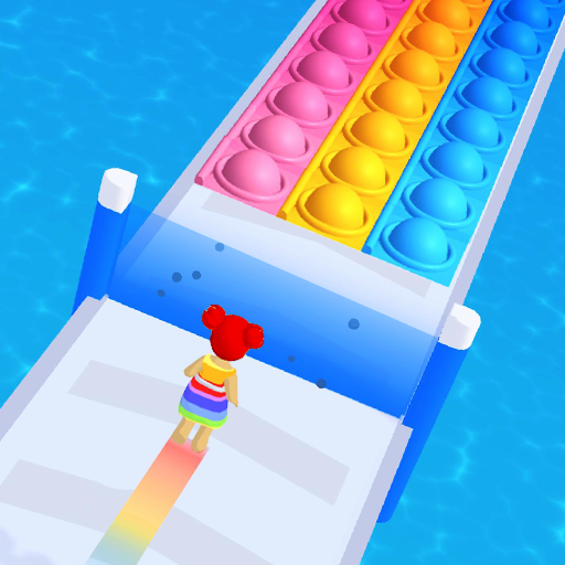 Fidget Bubble Pop it Rush Ouch 3D - Color Bubbles Trading Popular Toys Popping Us Girls Run Antistress Master