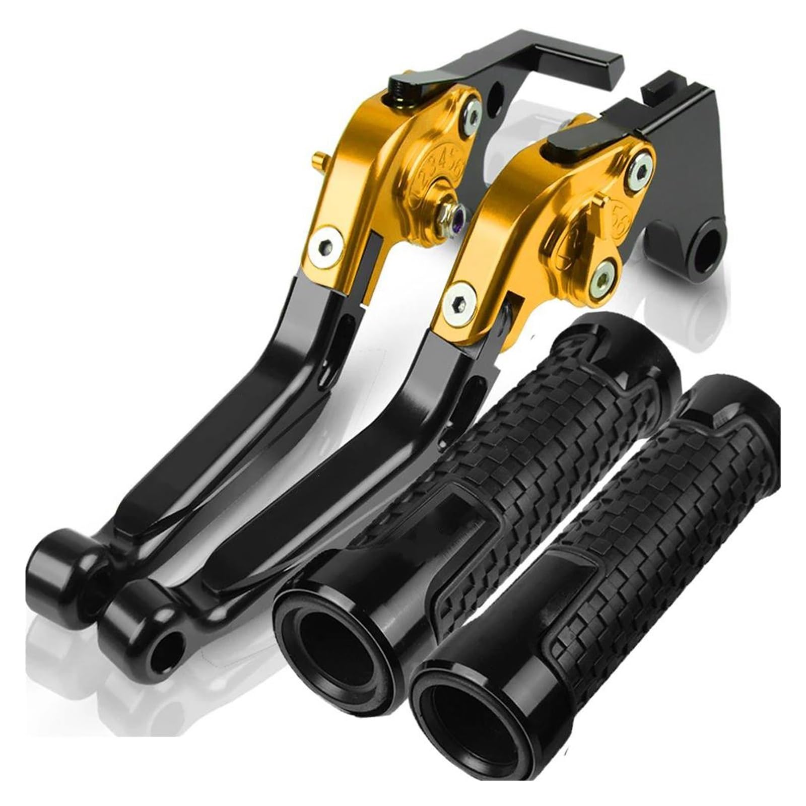 IBNA Maneta Embrague Freno Moto Palanca Embrague Freno Motocicleta Extremos Manillar para Y&amaha FJR1300 FJR 1300 FJR-1300 F-J-R 1300 2003 (Color : 18)