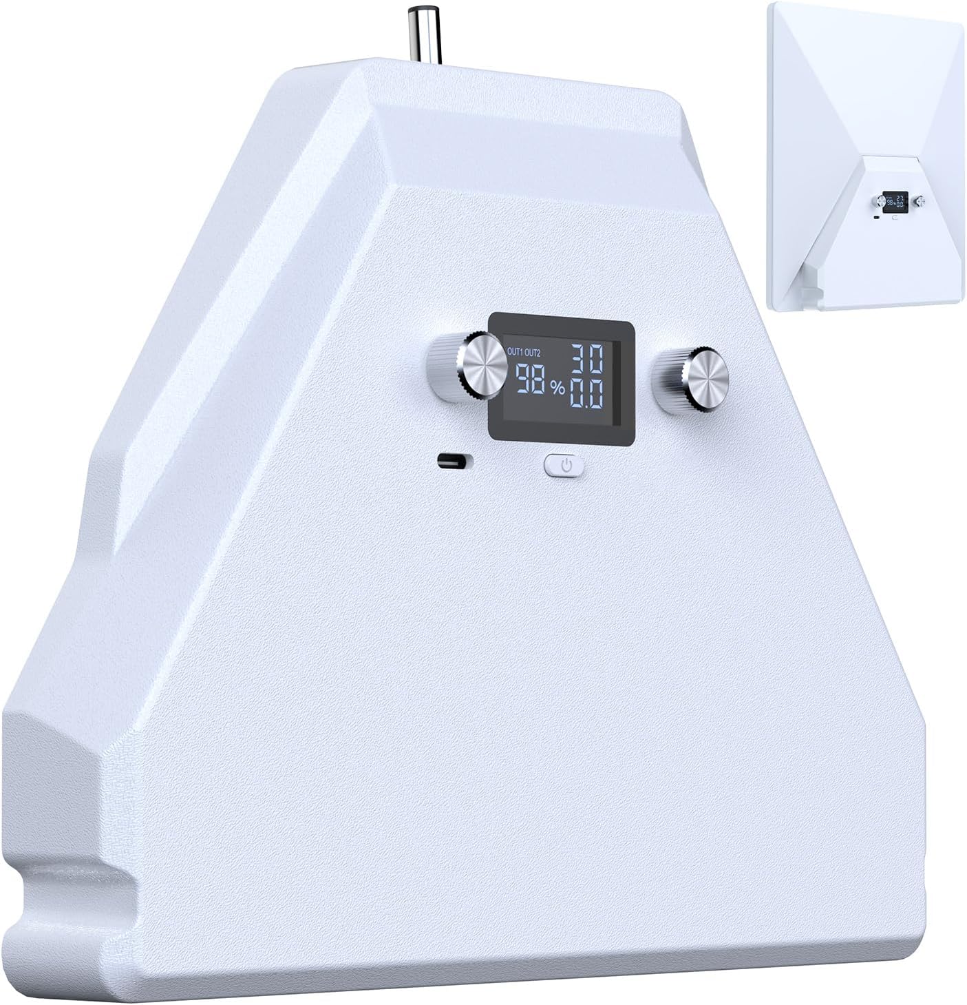 Starlink Mini Battery Pack-Large Capacity, Seamless Design ,Screen Display, Multifunctional Button,USB-C,Compatible with Original Adapter (use a Charging Cable Under 3 Meters),Tutorial in Linked Video