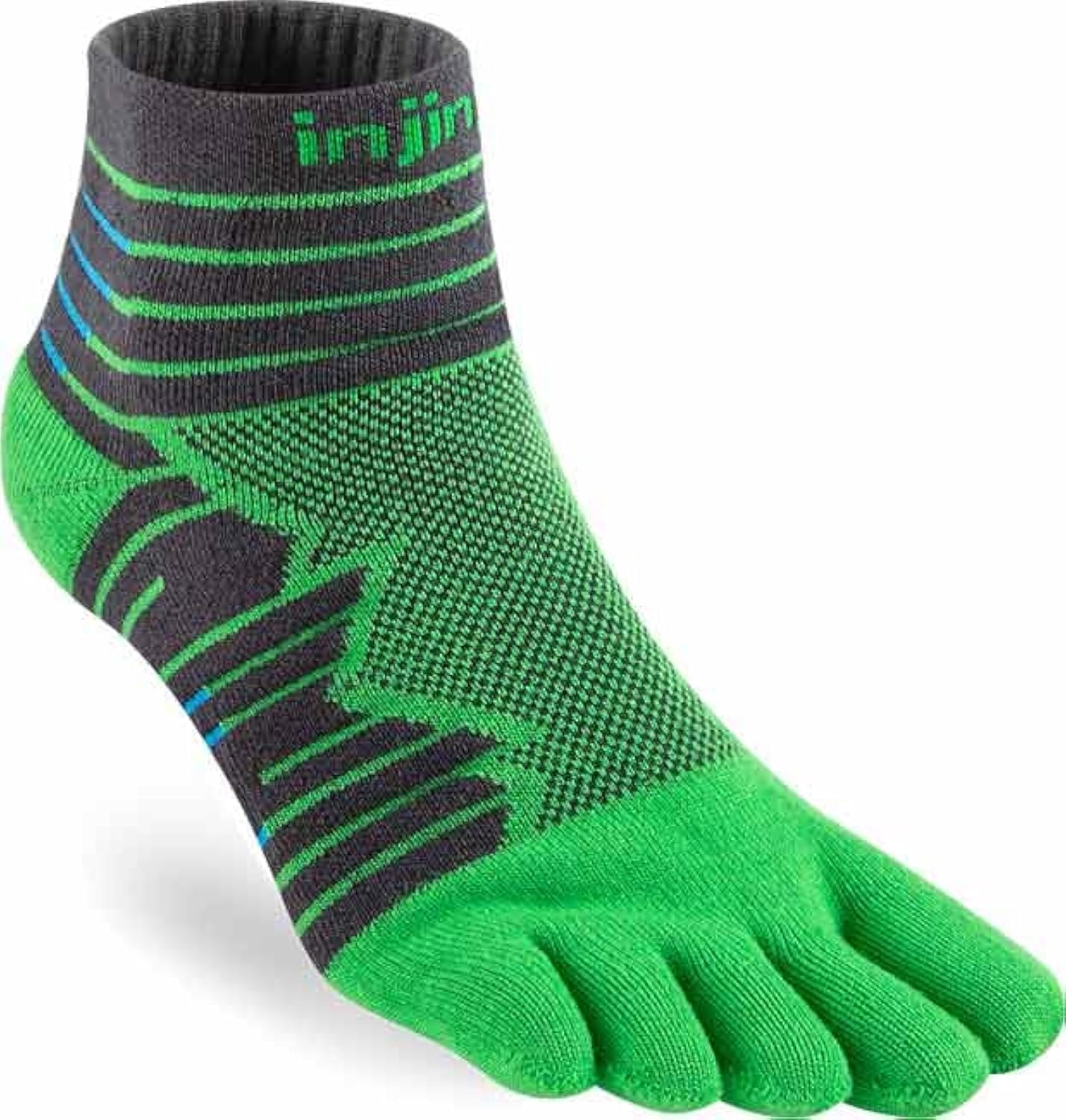 Injinji Ultra Run Mini Crew, emerald, S