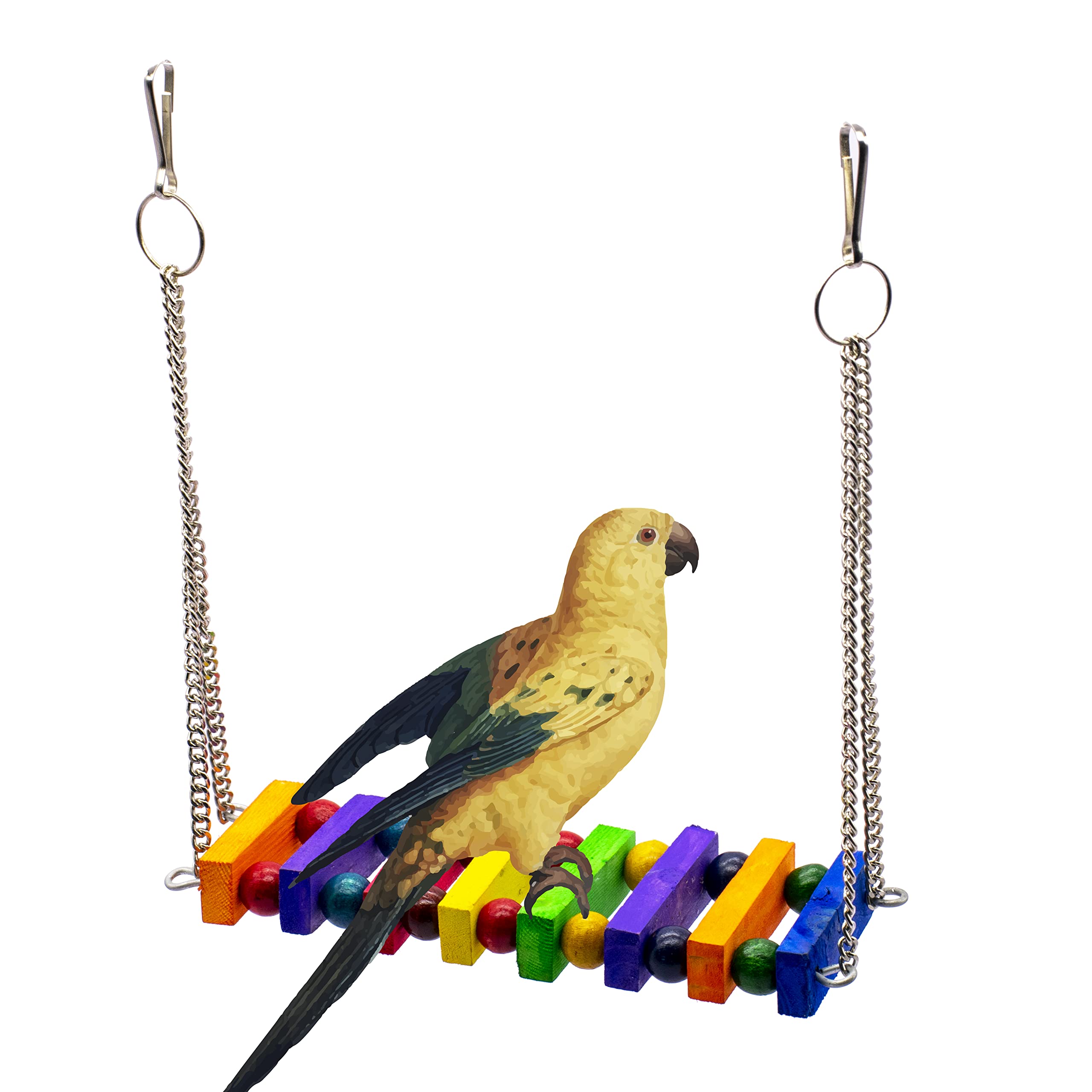 See full amazon price history chart for GREENBIRDS TOYS Bird Wooden Swing Colorful Natural Wood Parrot Toys Cage Accessories Resting Toy Wooden Training Aid for Bird & Parrots Wooden Chew Toy GREENBIRDS TOYS Bird Wooden Swing Colorful Natural Wood Parrot Toys Cage Accessories Resting Toy Wooden Training Aid for Bird & Parrots Wooden Chew Toy (B0BQC2DDJ9) Amazon Price History, Amazon Price Tracker
