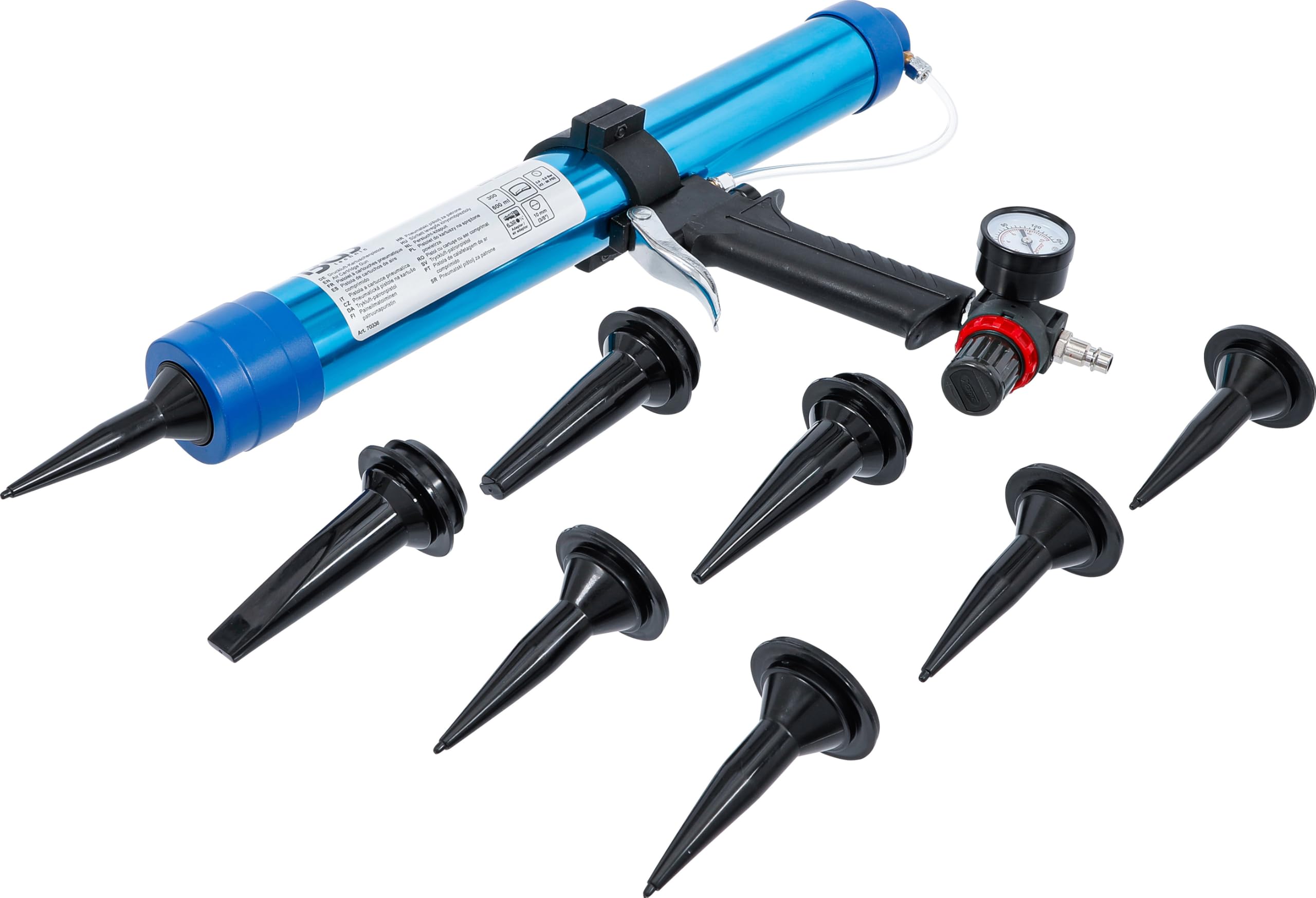BGS 70336 | Pistolet pneumatique pour colles et mastics | pour poches souples