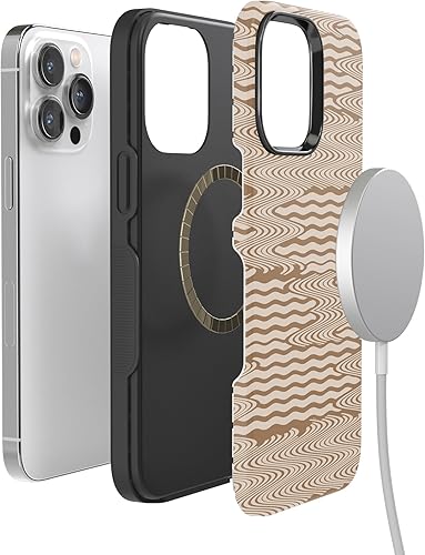 Vista 1548 de Casely - Funda para iPhone 14 Pro Max, Viva La Vida, Frida Kahlo Floral Collage, compatible con MagSafe 10 Frida Kahlo Viva La Vida Collage