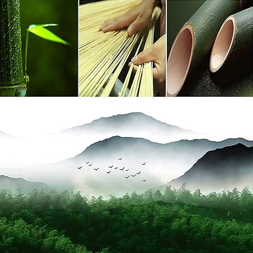 Miniatura 2 de Persianas enrollables de bambú, persianas de bambú para exteriores, persianas de bambú retro, persianas de madera natural, persianas romanas