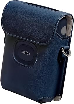 Rieibi Mini Link 2 Case - Protective Cover for Fujifilm Instax Mini Link 2 Smartphone Printer, Blue Beauty Case with Shoulder Strap