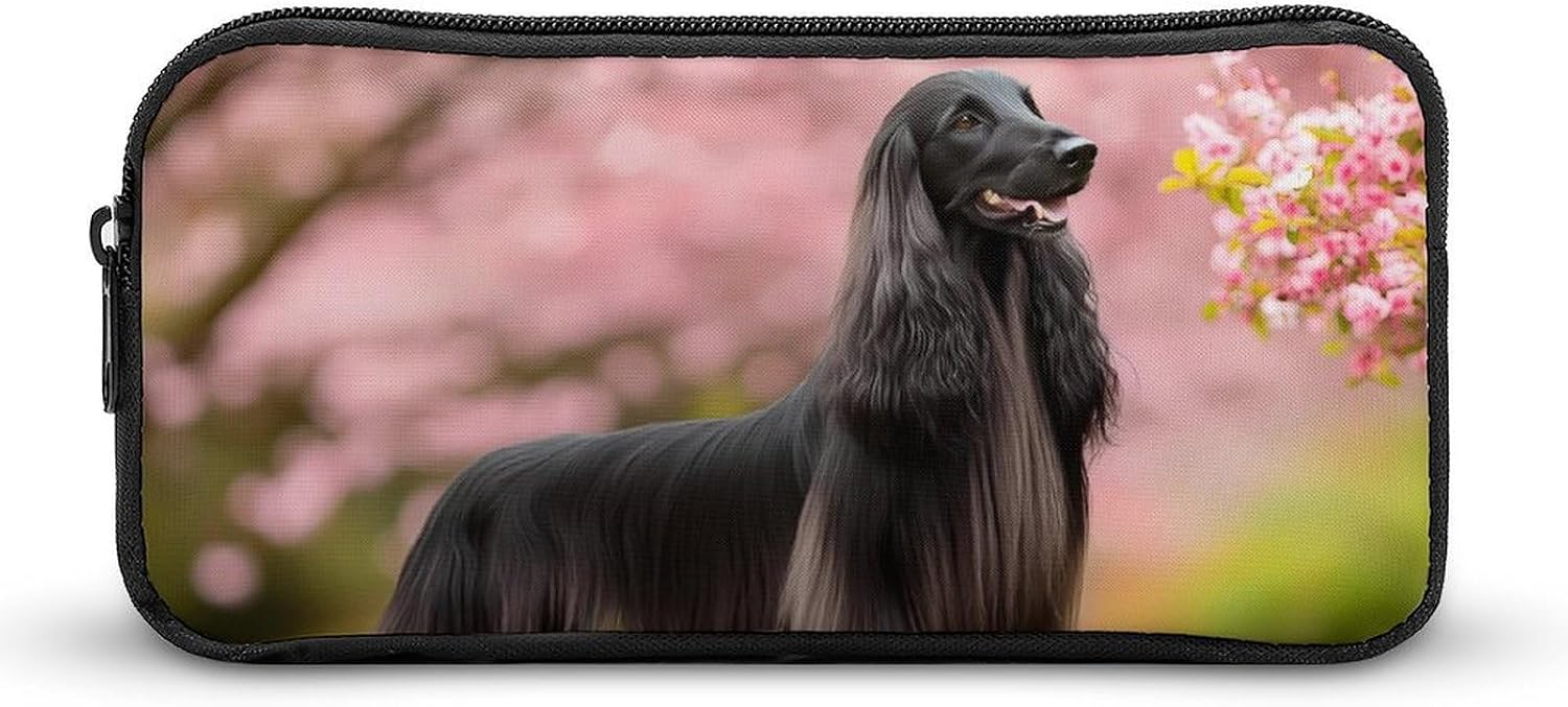 Afghan Hound Dog Travel Cosmetic Bag Makeup Bag