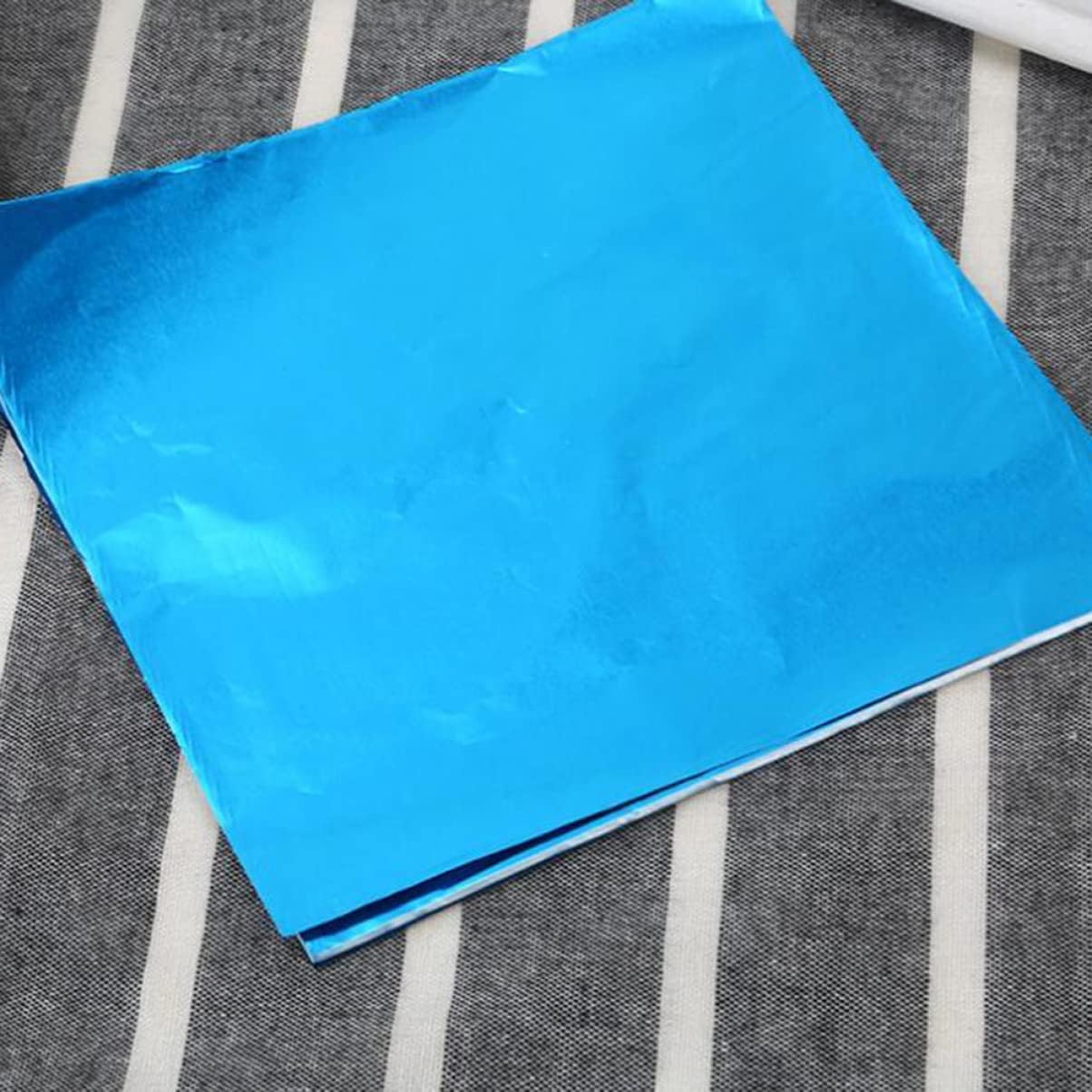 900pcs Aluminum Foil for Chocolate Wrapping Paper Diy Candy Wrappers Food Packaging Safe Tasteless Easy to Use 9x9cm for Celebrations