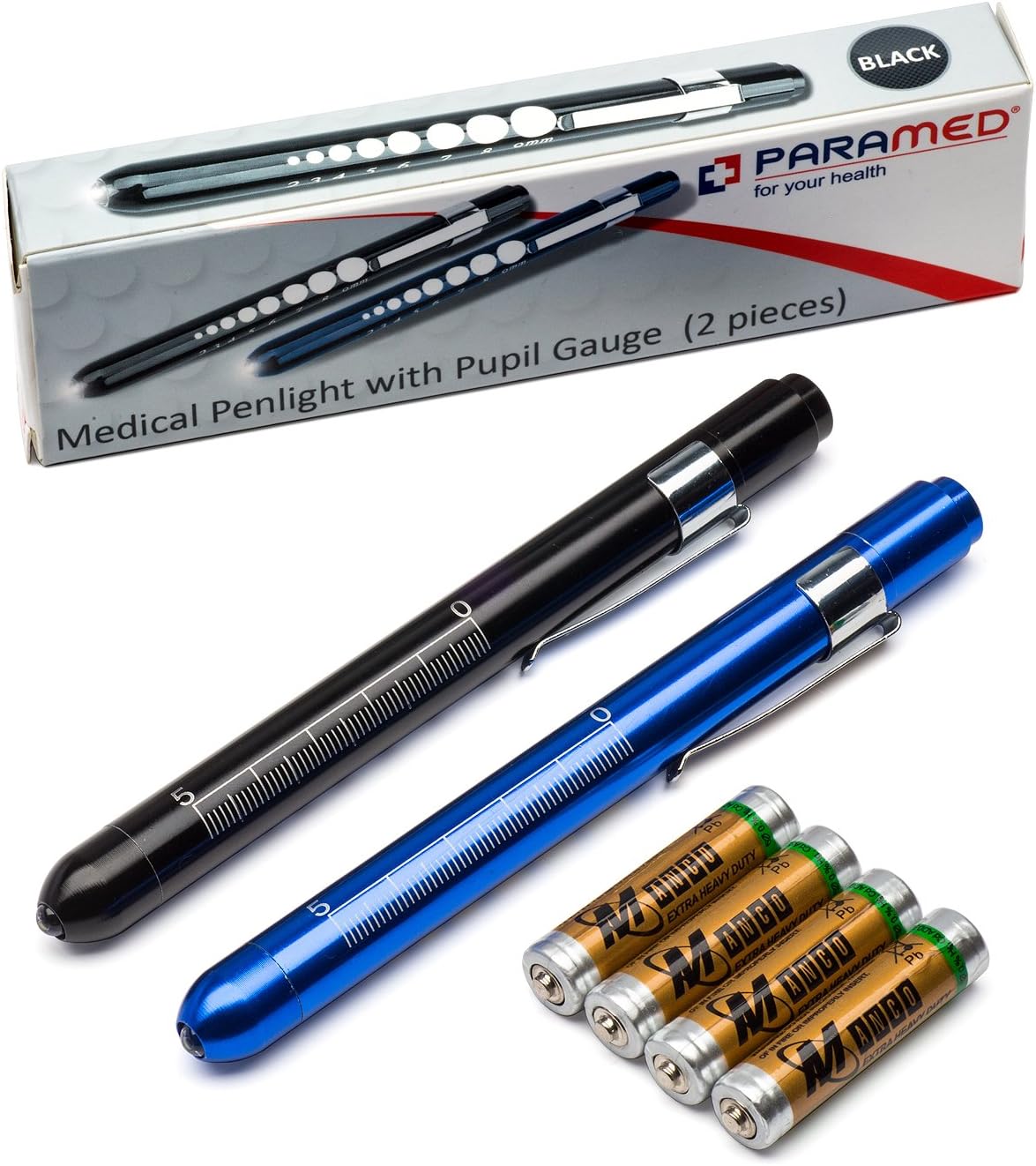 PARAMED Led Penlight 2 pcs Black and Blue