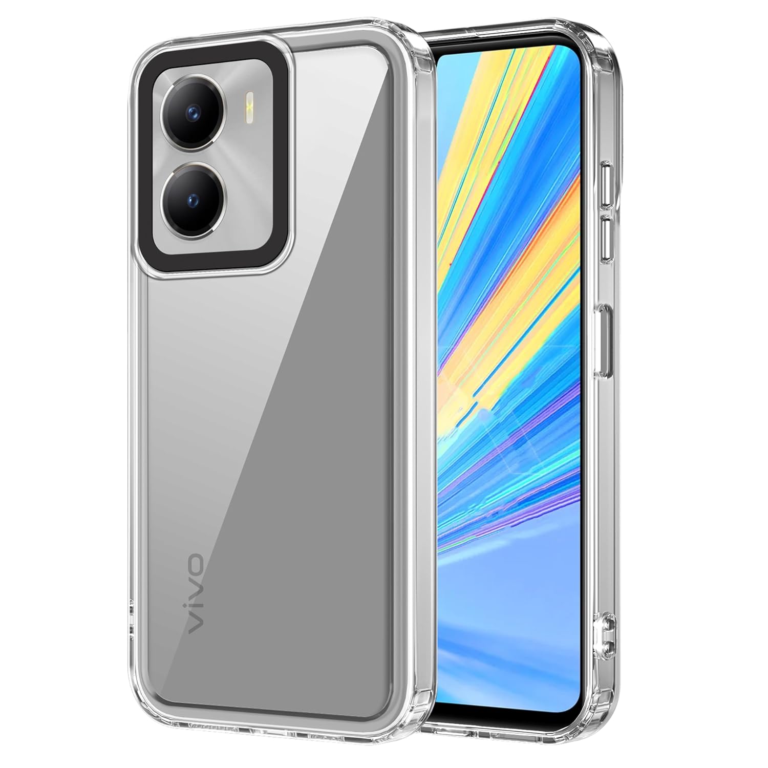 amazon basics Back Case Cover for Vivo T2x 5G (TPU + PC_Transparent) amazon basics Back Case Cover for Vivo T2x 5G (TPU + PC_Transparent)