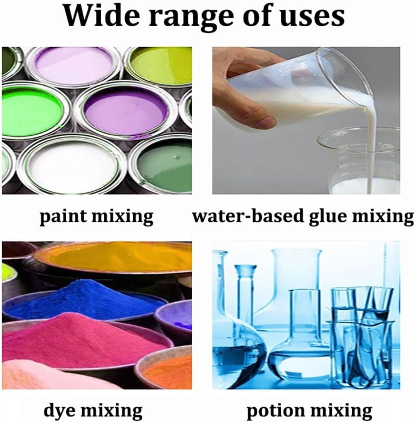 5Gallon 20L Pneumatic Paint Mixer, Air Agitator Blender Stirrer, 2600 RPM, Ink Mixing Machine for Industrial Paint Mixing, Mixing Tool