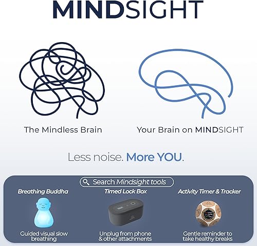 Miniatura 6 de Mindsight - Herramienta de meditación, visual guiada 'Breathing Buddha' para atención plena, ralentiza tu respiración, calma tu mente, alivia el