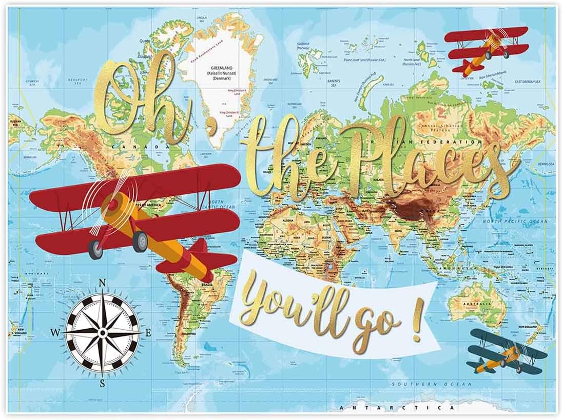 Flash Sale Buy 1 get 1 Allenjoy 8x6ft Vintage Airplane Backdrop for Cake Smash Photography Hot Air Balloon Kids Boy Pilot 1st First Birthday Baby Shower Party Table Decor Background Photo Studio Prop
