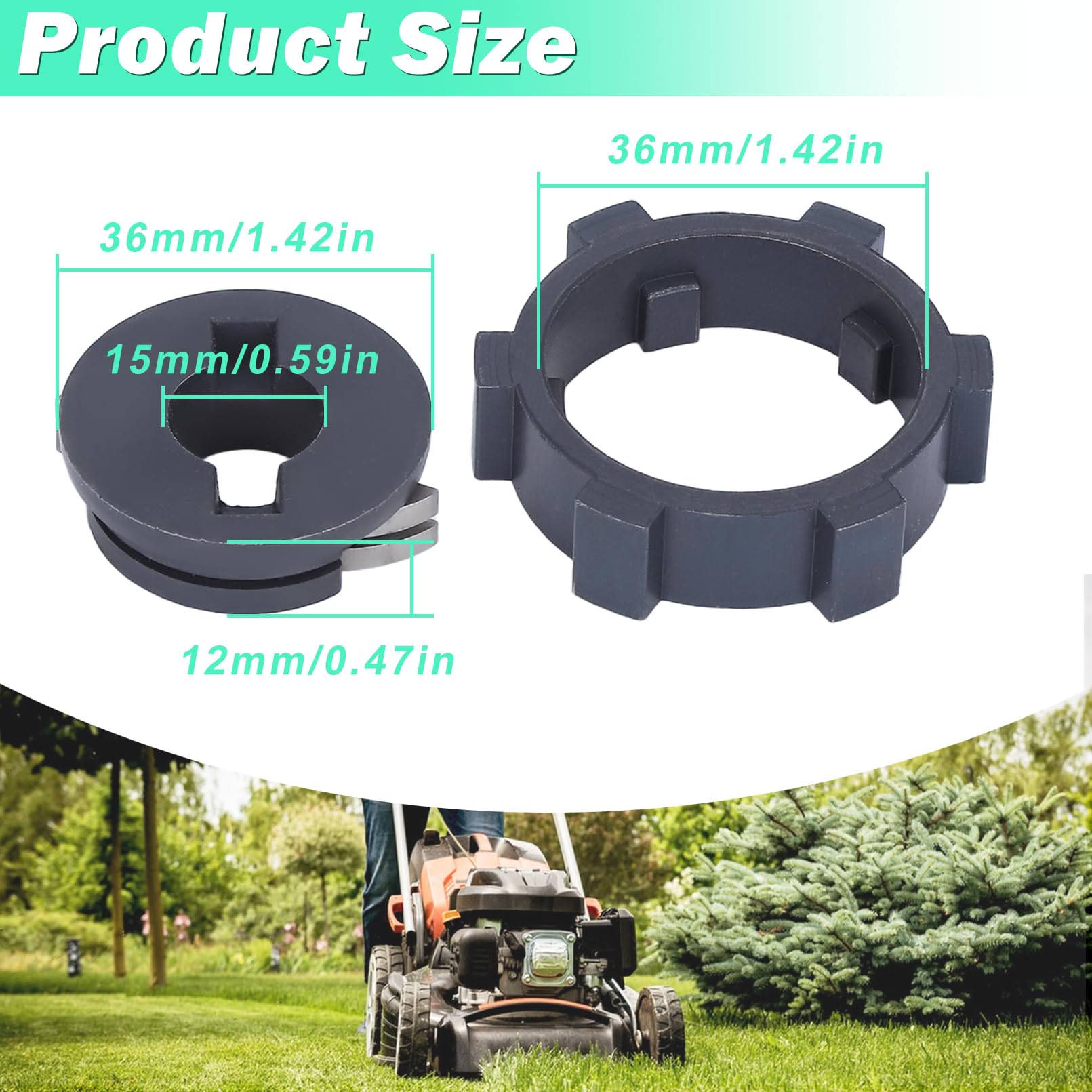 Adefol Kit Cliquets d'entraînement Gauche et Droit Pour Honda GXV160 HR194SXA HR195SXA HR214 HR215 HRA214 HRA215 HRJ216 Débroussailleuse, Remplacement 23510-VB5-801