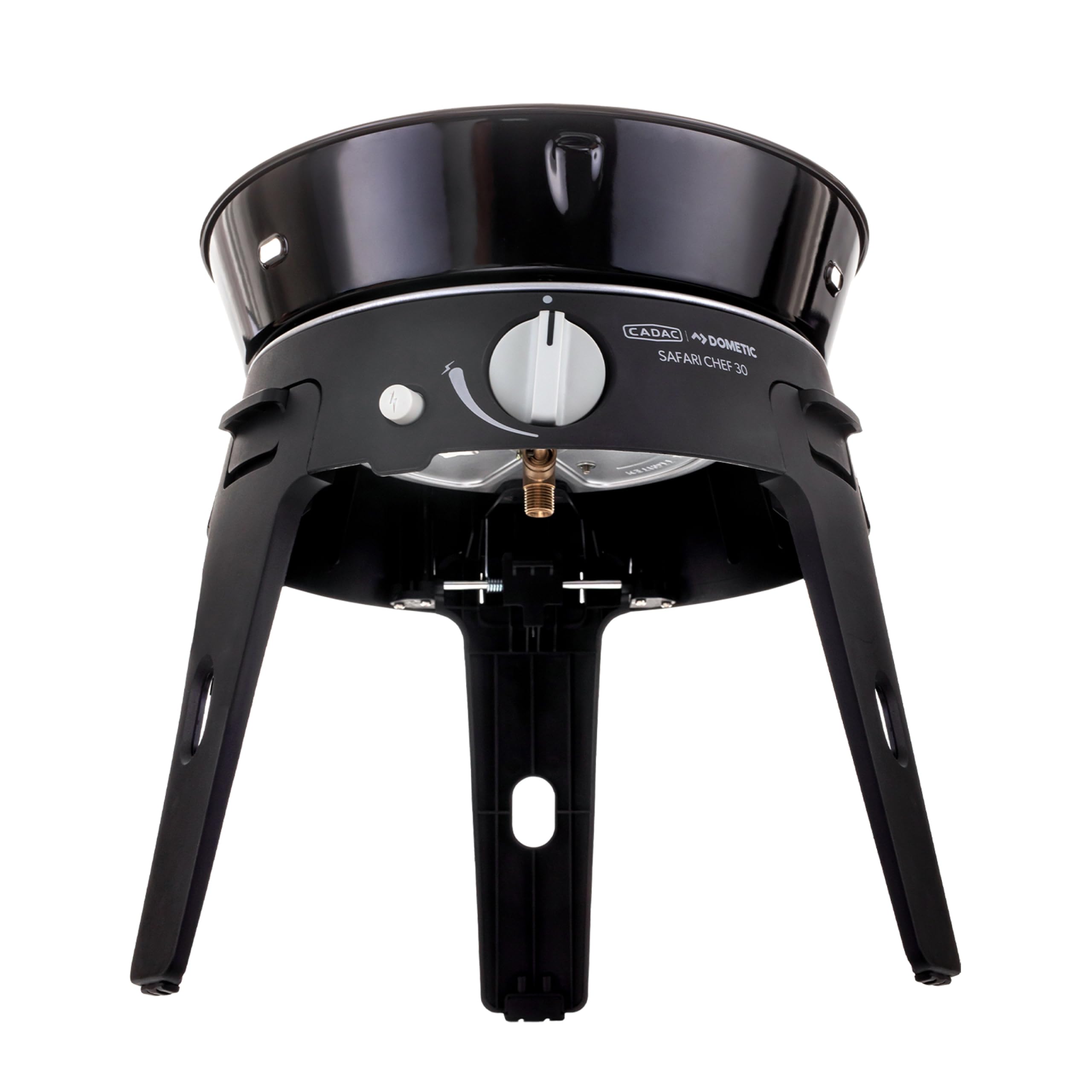 CADAC - Safari Chef 30 LP Combo - Barbecues portables - Revêtement céramique GreenGrill - Incl. Housse de protection - Camping - Les incontournables du barbecue - Utilisation en extérieur