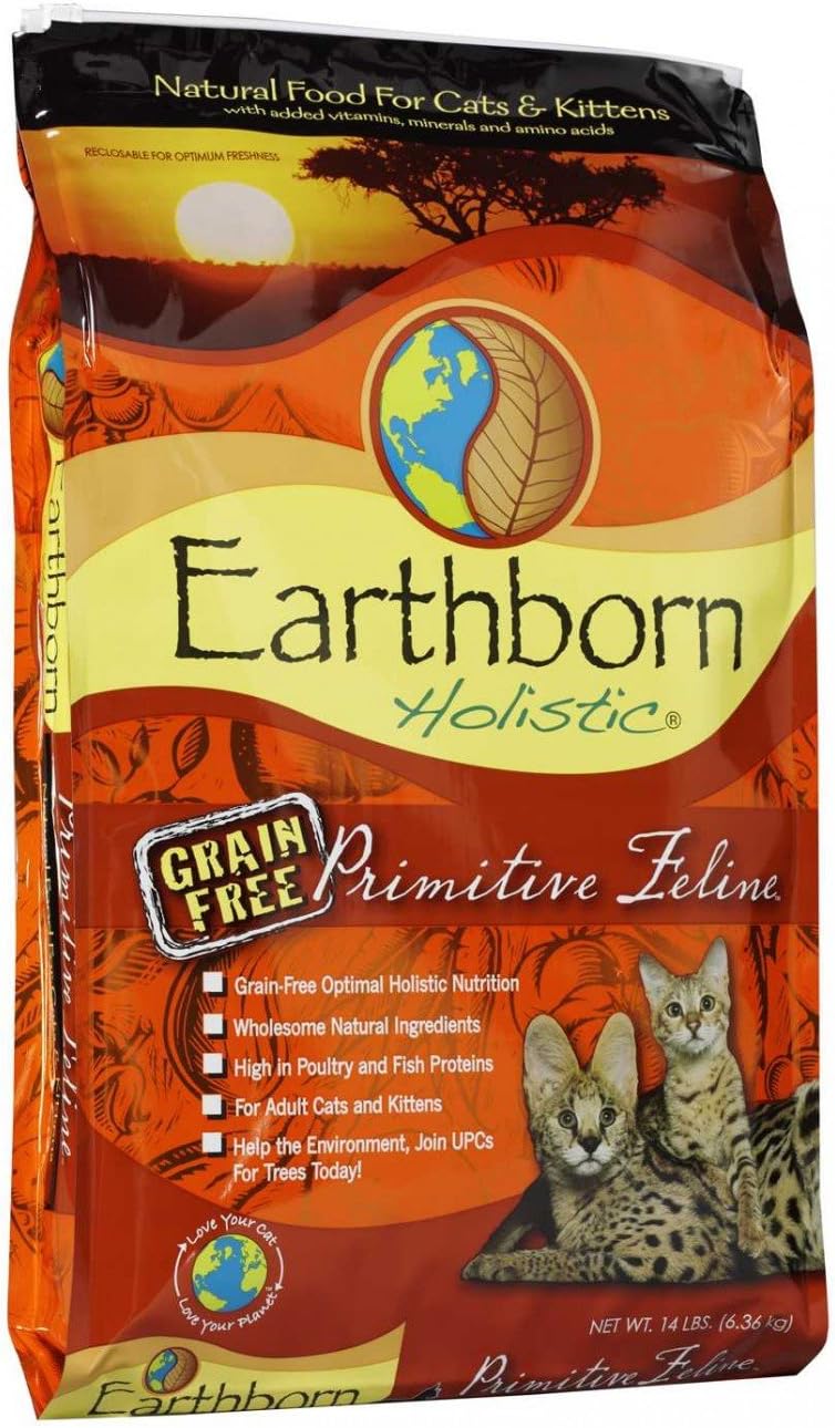Earthborn Grain Free Primitive Feline 14 lbs