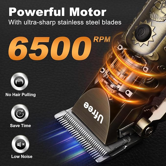 🔥HOT🔥 Hair Cutting Kit for Men!  Get the Perfect Look with Ufree Beard Trimmer & Clippers