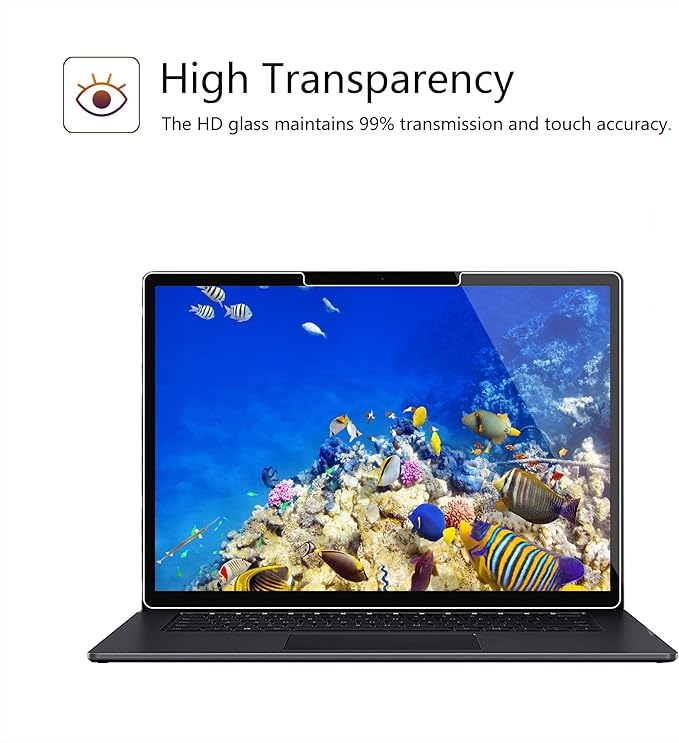 Protector de Pantalla Megoo para Microsoft Surface Laptop 7 13.8" miniatura 3