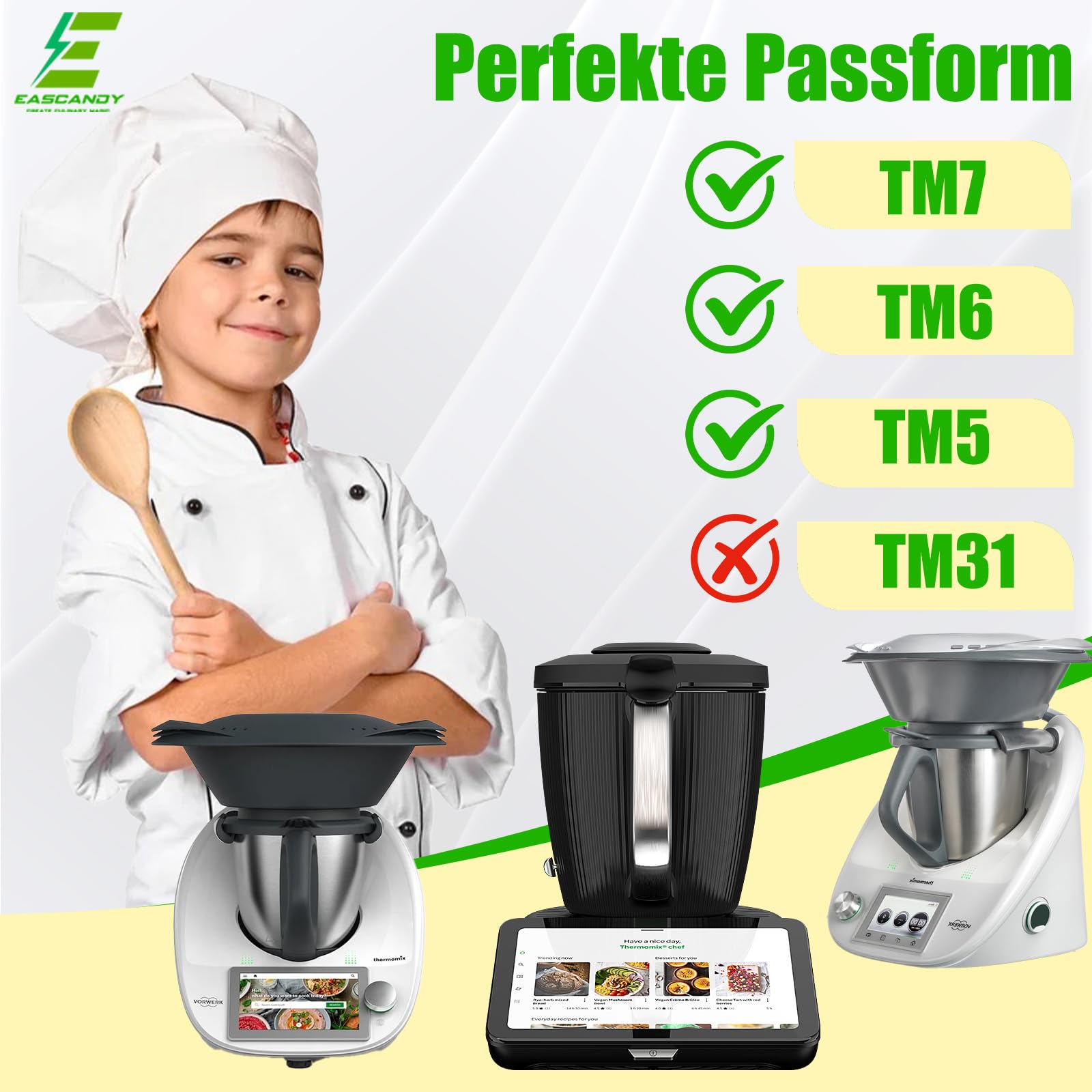 Couteau Mélangeur Remplacement Pour Thermomix TM5 Et TM6 - Lame Acier Inox SUS420 - Double Rotation