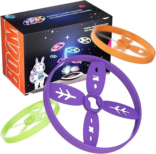 Zooblu 48 platillos voladores - para el juego de mariposas de captura de elefantes - para lanzar platillos voladores - 32 platillos voladores