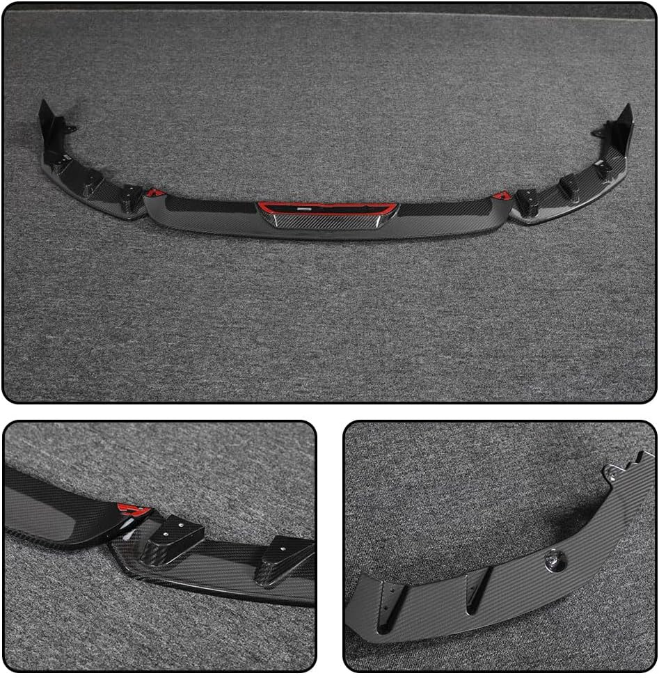Dry Carbon Fiber Lip Fits for BMW G87 M2 Coupe 2-Door 2022-2024 Front Bumper Lip Chin Spoiler Body Kit Trim Protection