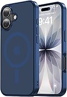 Vista 142 de Funda Magnética para iPhone Air Compatible con MagSafe Resistente a Caídas de 16 Pies Cubierta Trasera con Sensación de Piel Mate a Prueba de Golpes