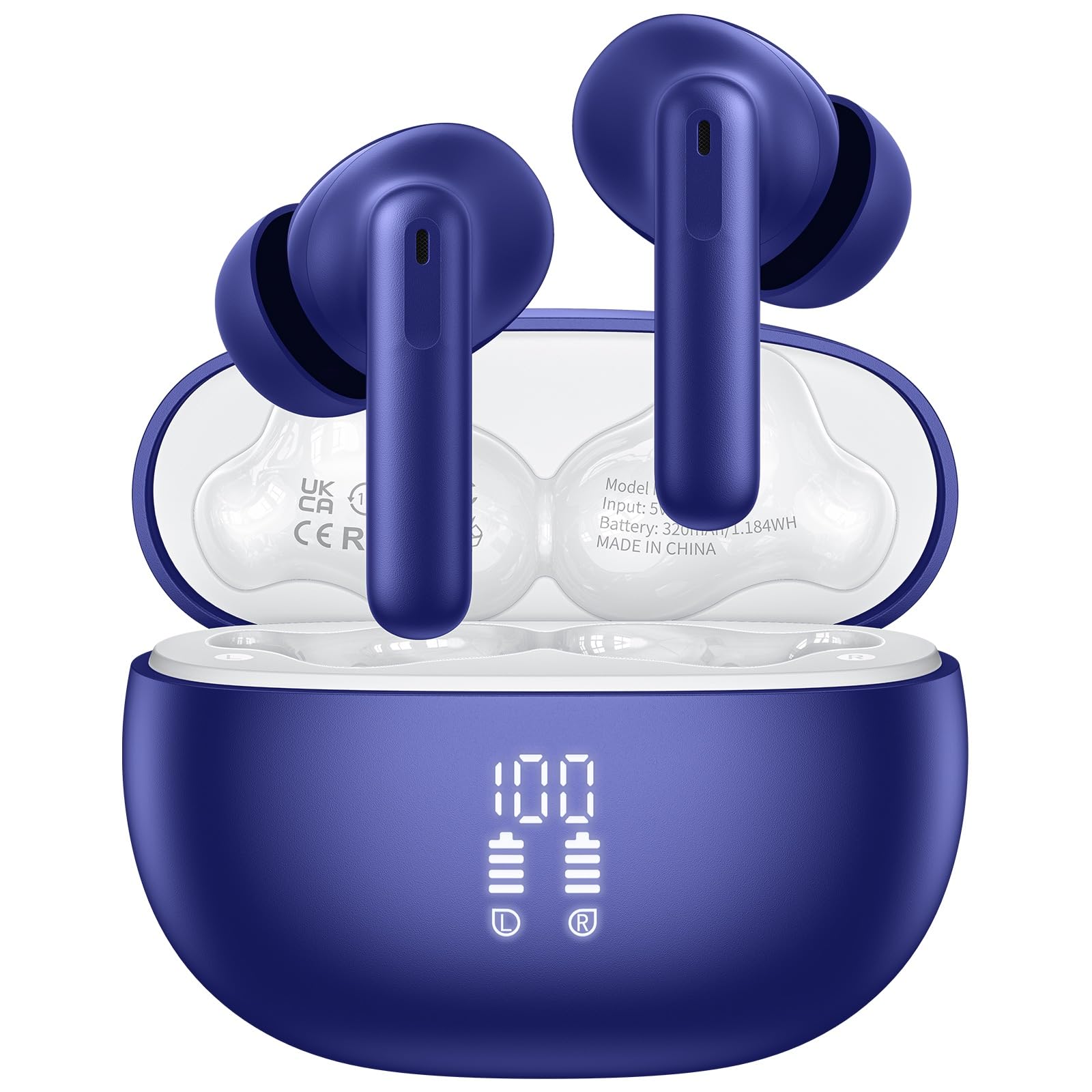 Cuffie Traduzione AI Bluetooth 5.4 Con 164 Lingue | Auricolari Traduttori 3 In 1 Con 6 Modalità E APP | Per Viaggi E Lavoro