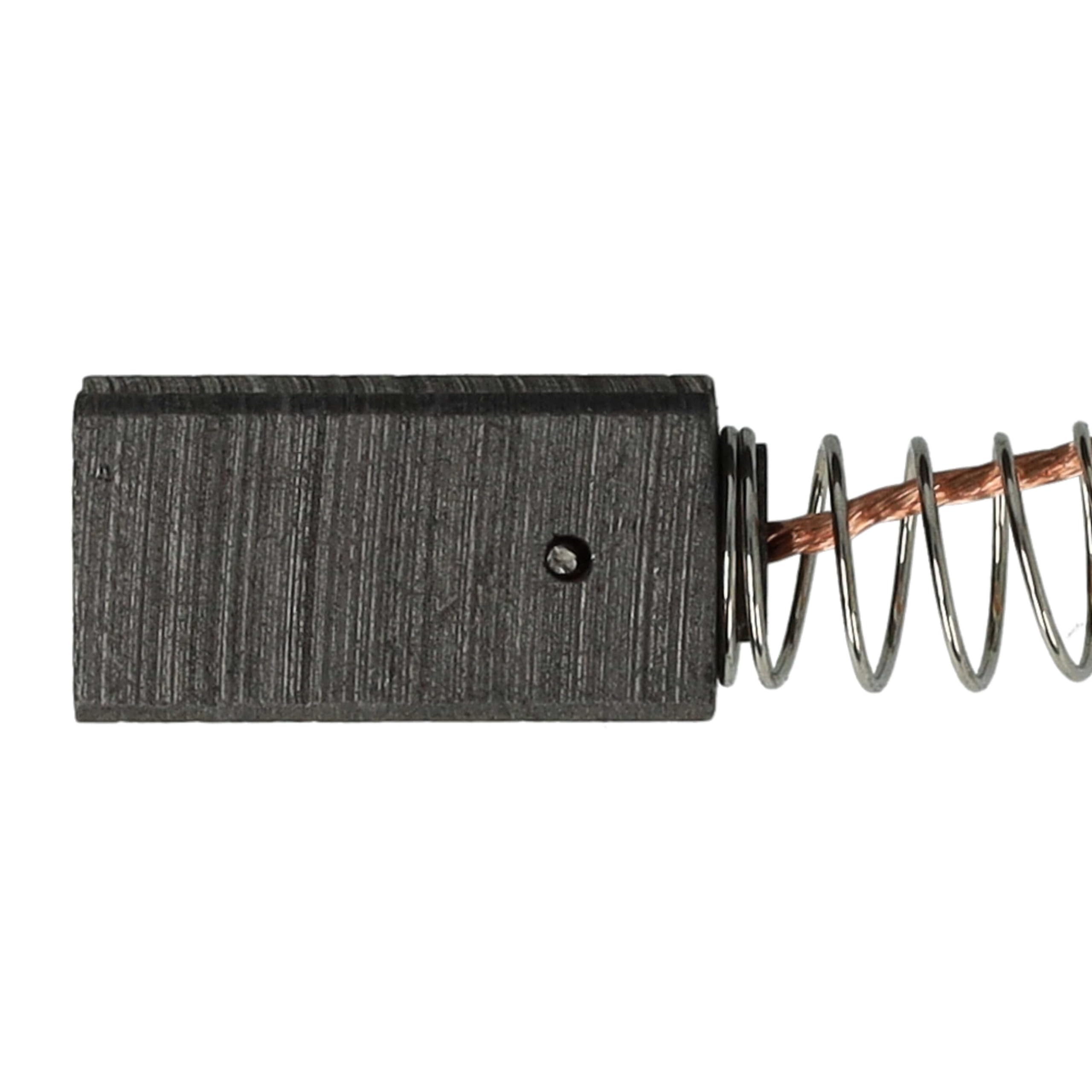 vhbw 2x spazzola carbone compatibile con Bosch CSB 550 RE (Nr. 0 603 167 603), CSB 550-2 (Nr. 0 603 167 103) utensile elettrico + molla
