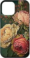 Vista 16 de Funda para iPhone 12/12 Pro Boho Shabby Chic Bohemio Rosas Vintage Flores Floral