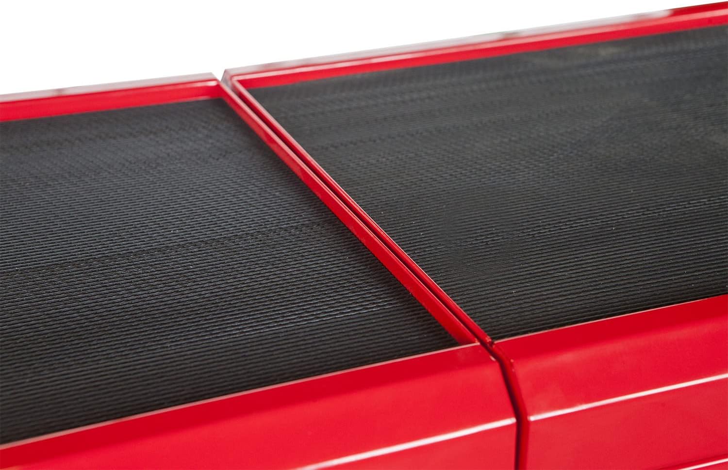 Wolf Rolling Garage Workshop Tool Organizer: 2 Drawer Tool Chest Tray with Top Work Surface and Storage Push Cart, Red : Tools & Home Improvement