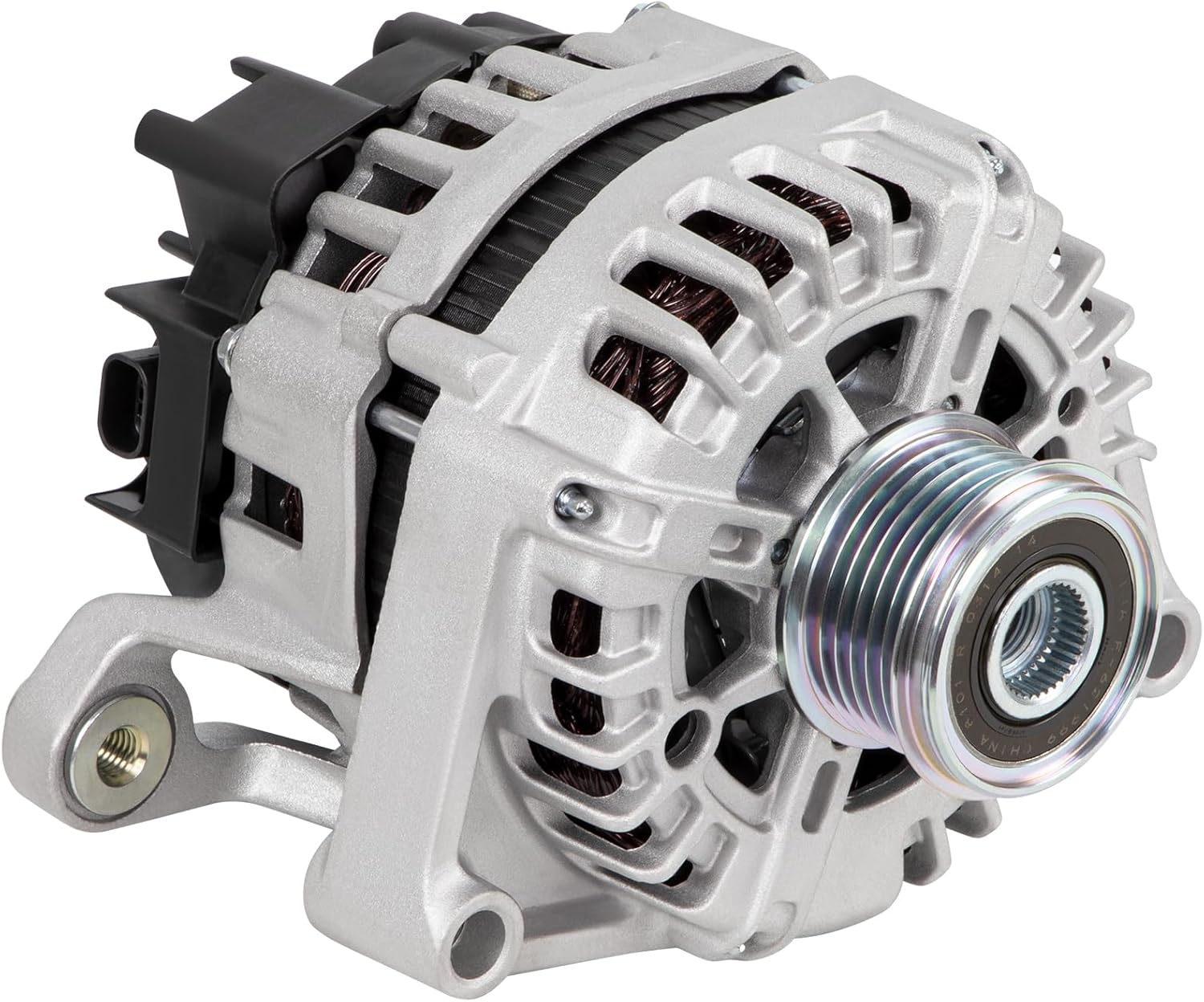 Alternator 12V 130Amp Compatible with Chevrolet Cruze ECO/LT/LTZ 2012 2013 2014 2015,Cruze Limited 2016 L4 1.4L,Replaces 13581891/13588290/13597227,CW Rotation, 5-Groove Clutch Pulley