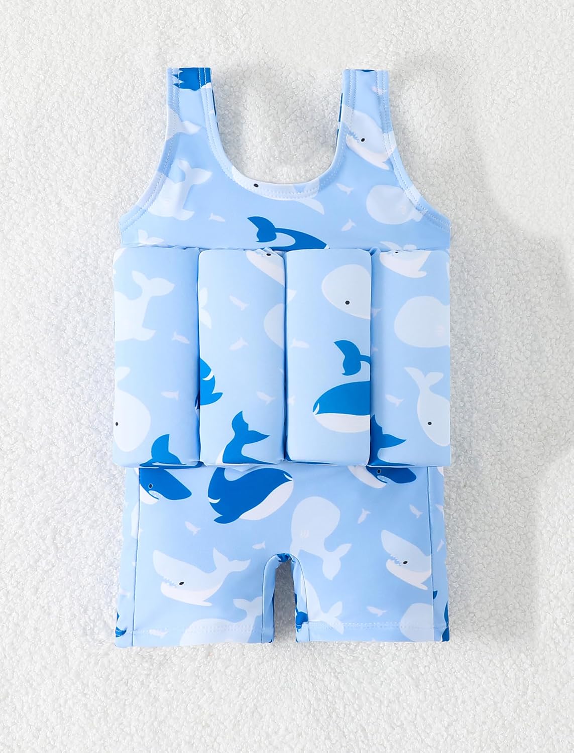 IDOPIP Toddler Floatation Swimsuit Swim Vest for Baby Boy Girls Float Suit with Buoyancy Floating Swimwear Bathing Suit 6M-3T