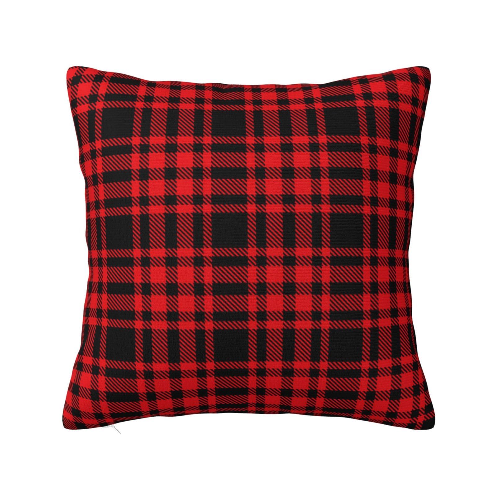 Tartan Plaid Pillowcase 22"x22"