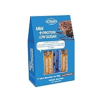 Ultimate Italia – Barretta low sugar proteica al 33% – gusto brownie – 7x20g – senza zuccheri, poche calorie, senza glutine