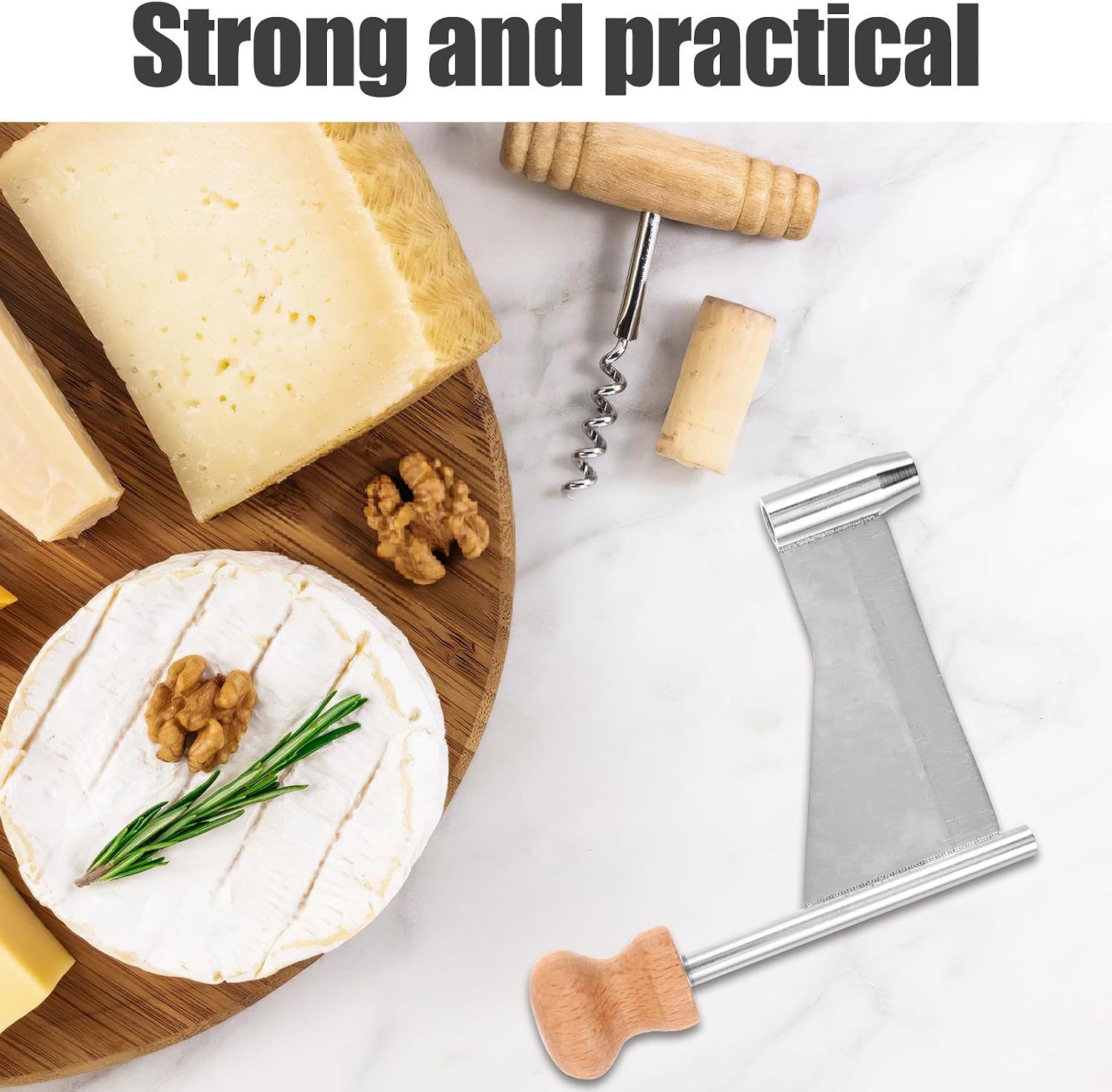 Manual Rotary Cheese Grater Mandoline Stainless Steel Shaver Cutter