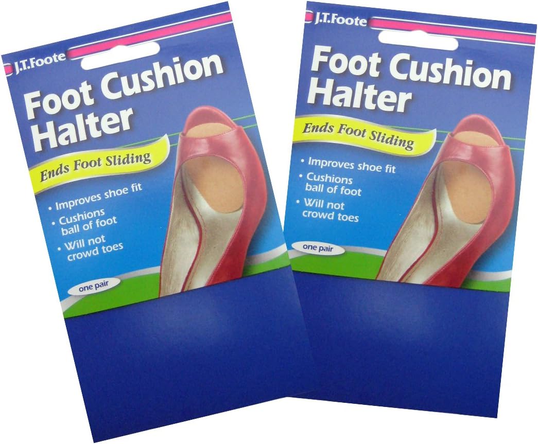 Palmilha de Apoio para Pés Halter, Conjunto com 2 Pacotes - Conforto e Estilo para Seus Sapatos