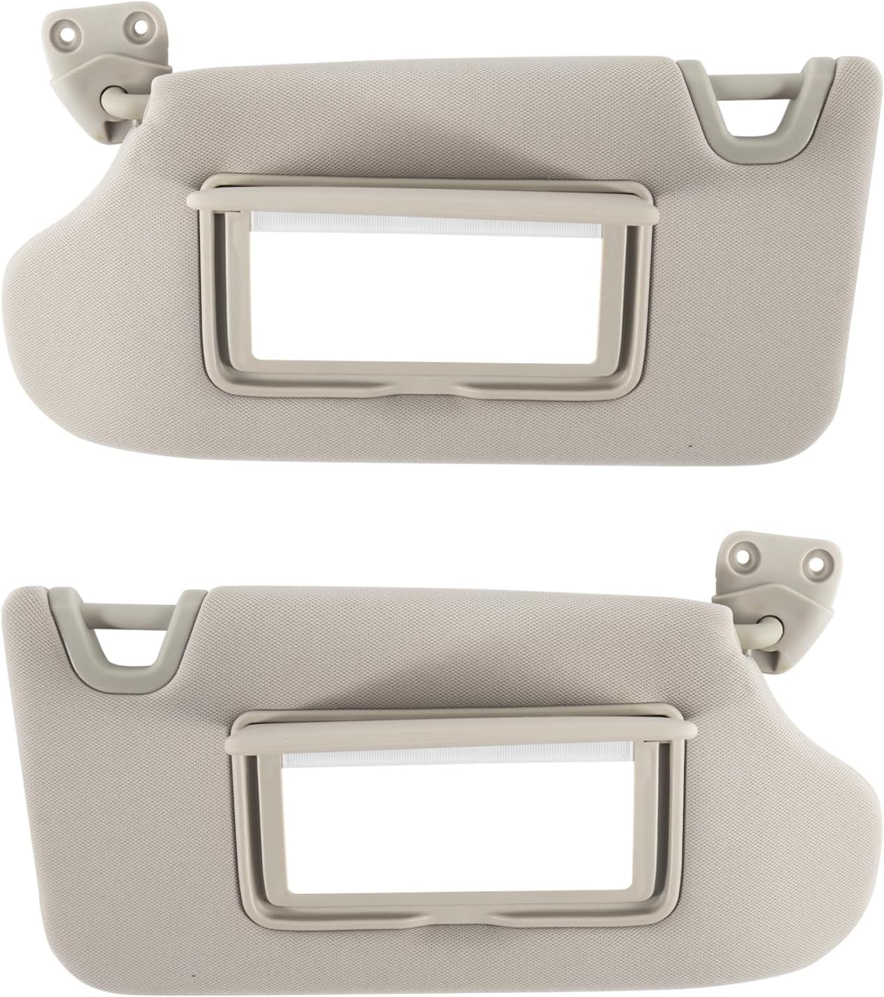 Car Sun Visor Fit for Nissan Altima 2013 2014 2015 2016 2017 2018 Sun Visor with Vanity Mirror Cover Plate for Blocking Sunlight ‎ 96401-3TA2A 96400-3TA2A (Gray, Left and Right Pairs)