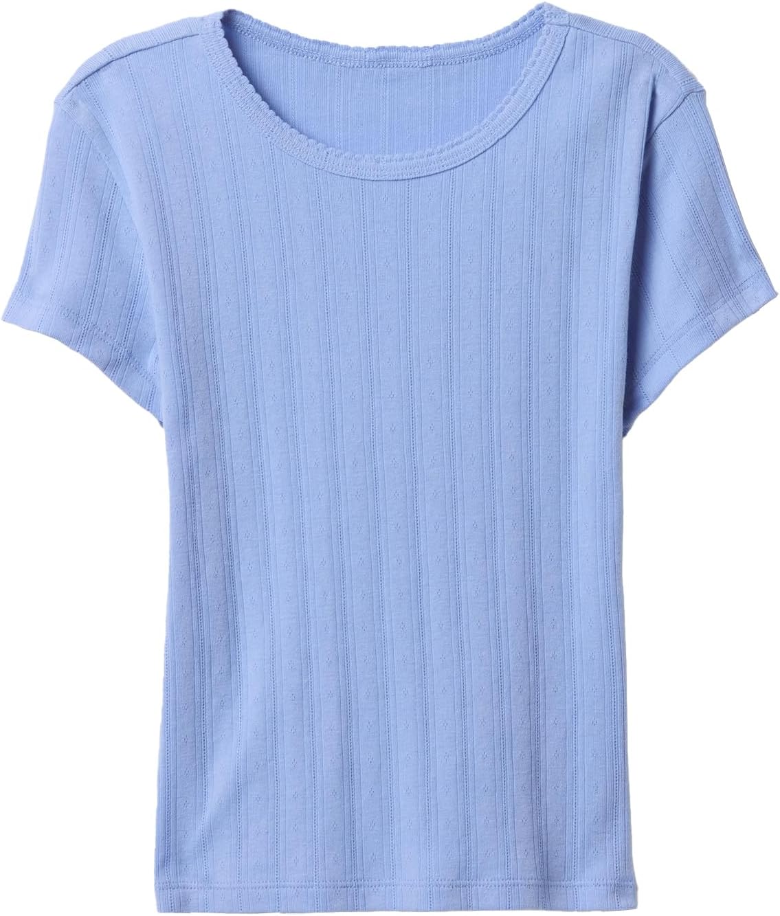 Gap Girls' Short Sleeve Ribbed Tee